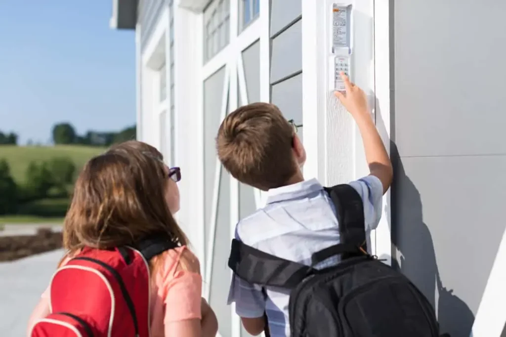 Garage door safety for children at home in Hopkins MN
